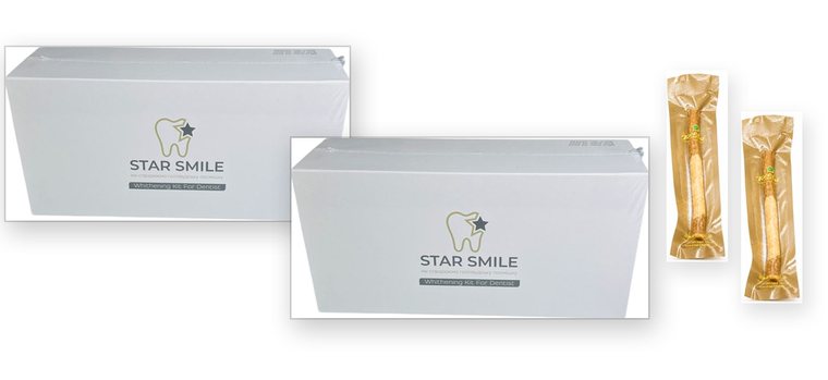 2 набори Star Smile + 2 щітки Miswak у подарунок